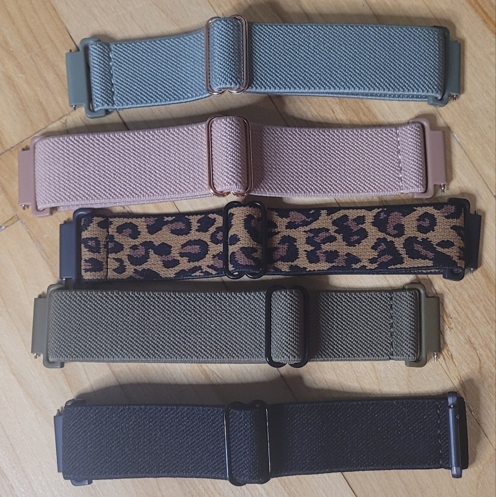 Smart watch wristband/ watch strap 5pcs/Pack 18mm wide Adjustable length